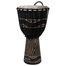 Bęben Djembe 23 cm z Mahoniu Afrykańskiego